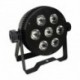 Power Lighting PAR SLIM 7x10W QUAD - Par Slim 7 Leds de 10W 4-en-1