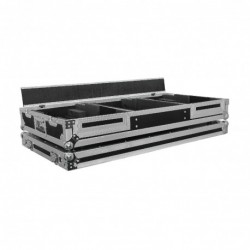 Power Acoustics PCDM 2900 NXS - Flight case pour 2 platines CDJ 900 NEXUS ou CDJ 2000 NEXUS + Mixeur 13"