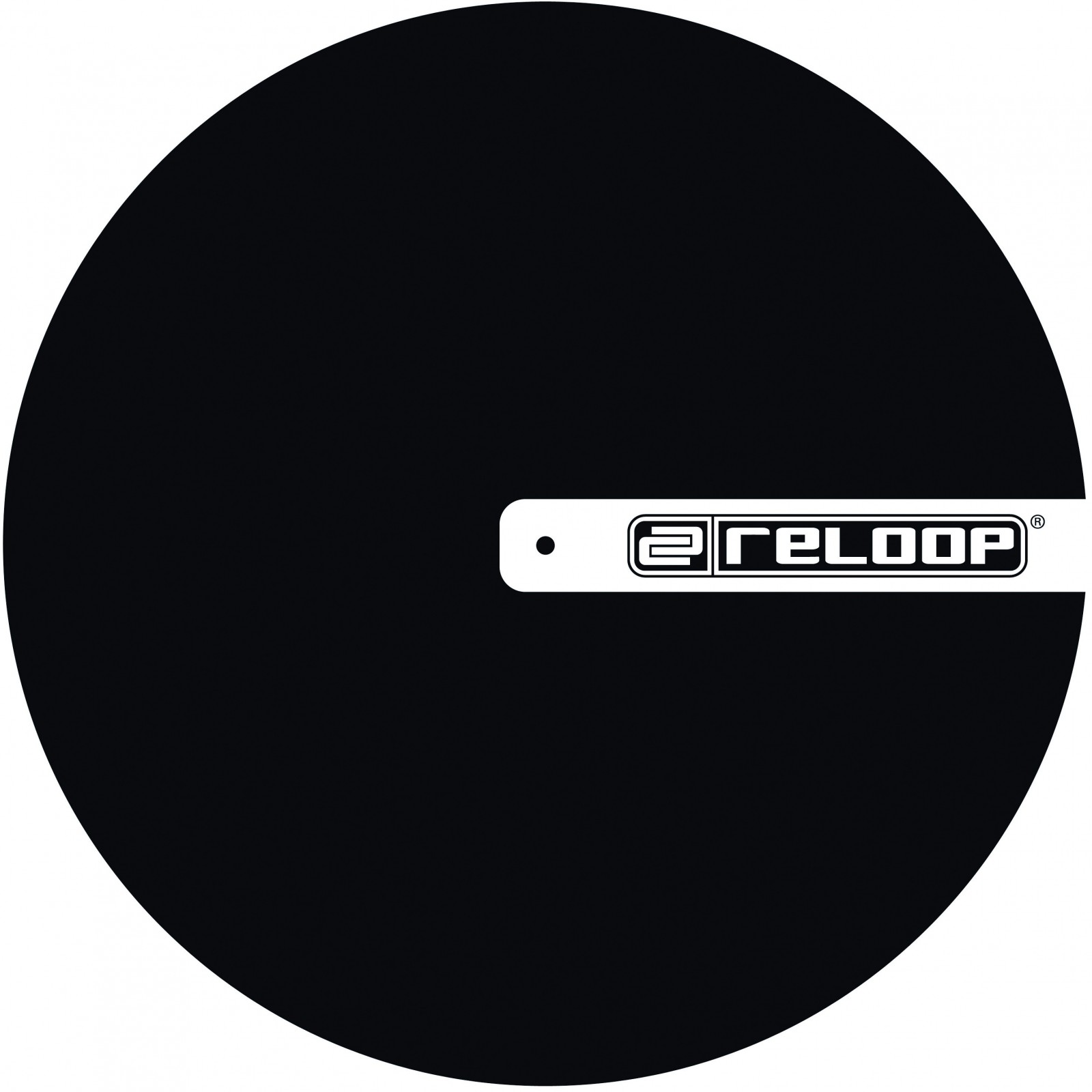 UDG SLIPMAT LOGO - Feutrine pour platine vinyle noir