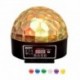 Power Lighting SPHERO MAGIK LED MK2 BLACK - Demie sphère à led 6x3W RGBWAP - finition noire