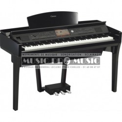 Yamaha CVP709PE - Piano numérique arrangeur noir laqué avec meuble