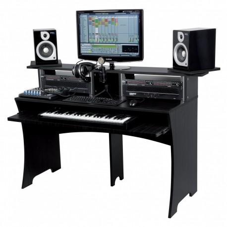 Glorious DJ WORKBENCH BLACK - Station de Travail Home Studio Finition Noir