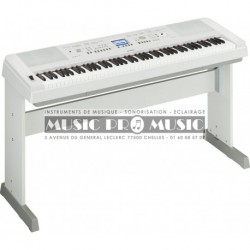 Yamaha DGX650WH - Piano numérique arrangeur blanc 88 touches