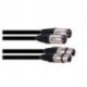 Power Acoustics CAB 2139 - Câble 1,5m - XLR 3 PIN Mâle - XLR 3 PIN Femelle
