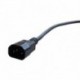 Power Acoustics CAB 2236 - Câble IEC 1m - SHUCKO Mâle - Prise IP44 Femelle