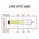 Power Lighting LYRE SPOT 60W - Lyre Spot Led 60W