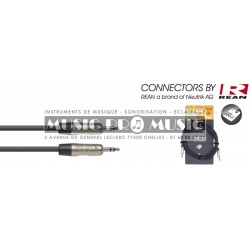 Stagg NAC6MPSR - Série N câble audio mini jack/mini jack (m/m) stéréo 6 m