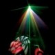 Power Lighting METEOR V - Jeux de lumière 3-en-1 : Wash, Gobos Moonflower, Laser multipoints Rouge et Vert