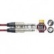 Stagg NGC6VTR-RD - Câble instrument jack/jack (m/m) 6 m rouge