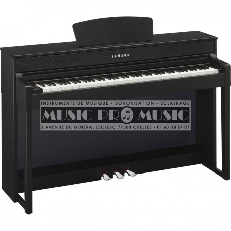 Yamaha CLP-535B - Piano numérique noir satiné avec meuble