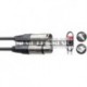 Stagg SMC1 - Câble de microphone XLR/XLR (m/f) 1 m