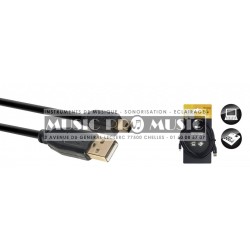 Stagg NCC3UAUNB - Câble USB 2.0 USB A/mini USB B (m/m) 3 m