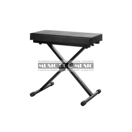 Music Pro Music KB002-BK - Banquette clavier confort pliable