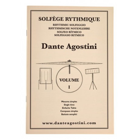 Dante Agostini - Solfège rythmique - Volume 1 - Recueil