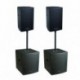 Definitive Audio KOALA NEO 3800 QUAD - Pack 2xKOALA 15AW DSP + 2xKOALA 18AW SUB - barres incluses