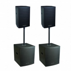 Definitive Audio KOALA NEO 3800 QUAD - Pack 2xKOALA 15AW DSP + 2xKOALA 18AW SUB - barres incluses