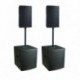 Definitive Audio KOALA NEO 2400 QUAD - Pack 2xkoala 8aw + 2xkoala 12aw sub - barres incluses