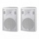 Definitive Audio NEF 8 WH - Enceintes passives 8'' blanc - Vendues par paire