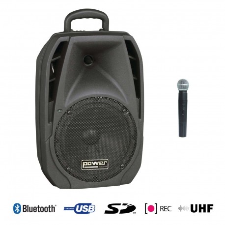 Power Acoustics BE 4400 UHF MK2 - Sono Portable USB + SD CARD + 1 Micro Main UHF + Bluetooth