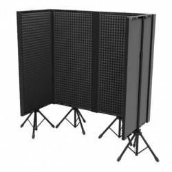 Power Studio CABINE STUDIO ALPHA - Pack : 4x FOAM 400 PANEL + 1x FOAM 400 JOINT + 2x FOAM 400 ANGLE