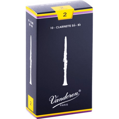 Vandoren CR1015 - Anches clarinette Sib Traditionnelles force 1,5