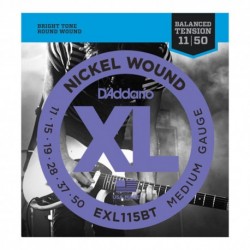 D'Addario EXL115BT - Cordes 11-50 pour guitare électrique