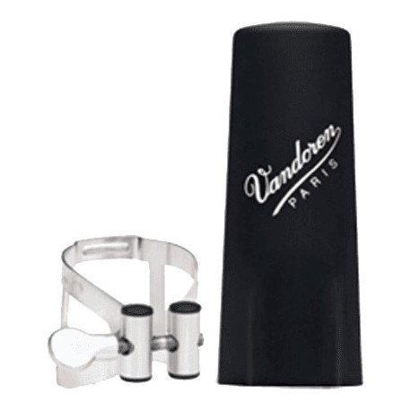 Vandoren LC51SP - Ligature M/O argent clarinette Sib + couvre-bec plastique