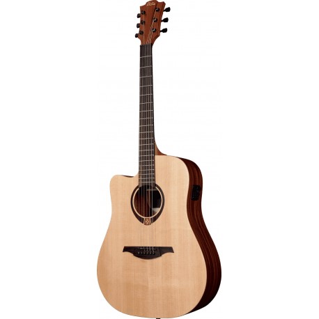 Lâg TL70DCE - Guitare électro-acoustique gaucher table épicéa massif