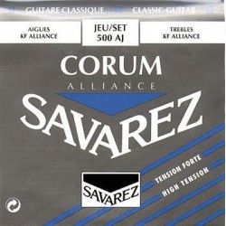 Savarez 500AJ - Jeu de cordes Corum Tension Forte pour guitare classique