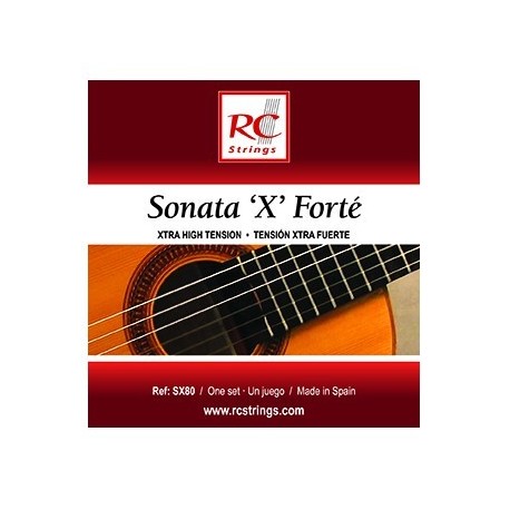 Royal Classic SX80 - Cordes Sonata tension extra forte nylon pour guitare classique