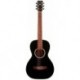 Art & Lutherie AL023561 - Guitare Parlor Ami Cedar noire avec housse