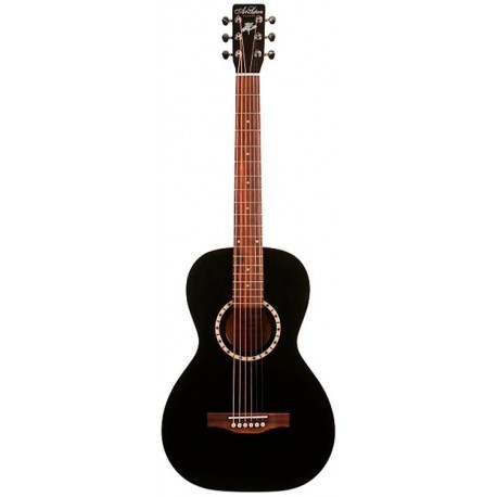 Art & Lutherie AL023561 - Guitare Parlor Ami Cedar noire avec housse