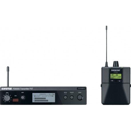 Shure P3TERA215CL-K3E - Système sans fil UHF In ear monitor avec écouteurs intra 215CL