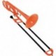 Cool Wind CTB-200OG - Trombone complet plastique orange et noir