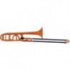 Cool Wind CTB-200OG - Trombone complet plastique orange et noir