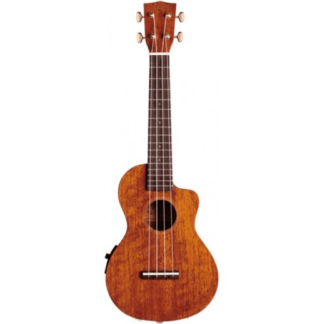 Mahalo MH2CE-VNA - Ukulele soprano electro acoustique acajou avec housse