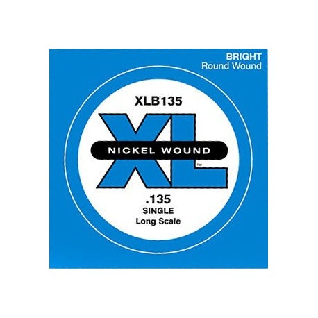 D'Addario XLB135 - Corde 135 nickel pour basse électrique