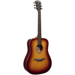 Lâg T100D-BRS - Guitare acoustique table cèdre massif sunburst