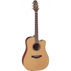 Takamine EF341SC - Guitare dreadnough electro acoustique cutaway noire