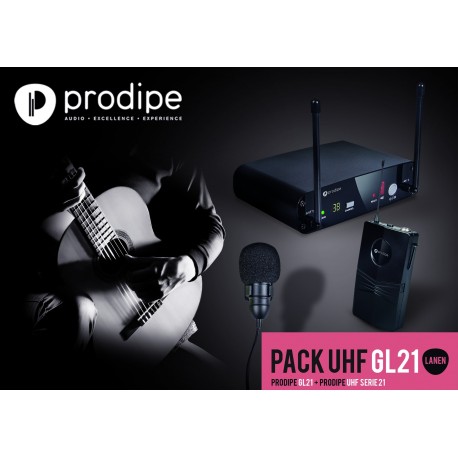 Prodipe UHFGL21PACK - Système sans fil pour guitare et ukulélé