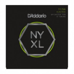 D'Addario NYXL1156 - Jeu de cordes NYXL 11-56 pour guitare électrique