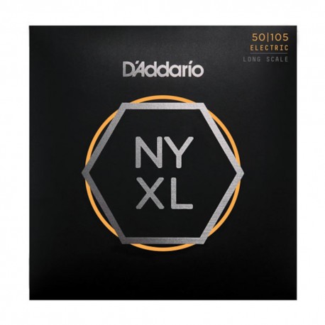 D'Addario NYXL50105 - Jeu de cordes NYXL 50-105 pour basse électrique