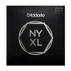 D'Addario NYXL45105 - Jeu de cordes NYXL 45-105 pour basse électrique