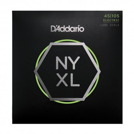 D'Addario NYXL45105 - Jeu de cordes NYXL 45-105 pour basse électrique