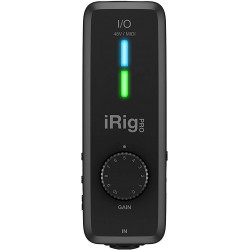 IK Multimedia IRIG-PRO I/O - Micro guitare électrique pour smartphone et tablette