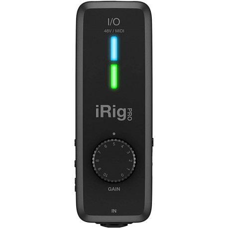IK Multimedia IRIG-PRO I/O - Micro guitare électrique pour smartphone et tablette