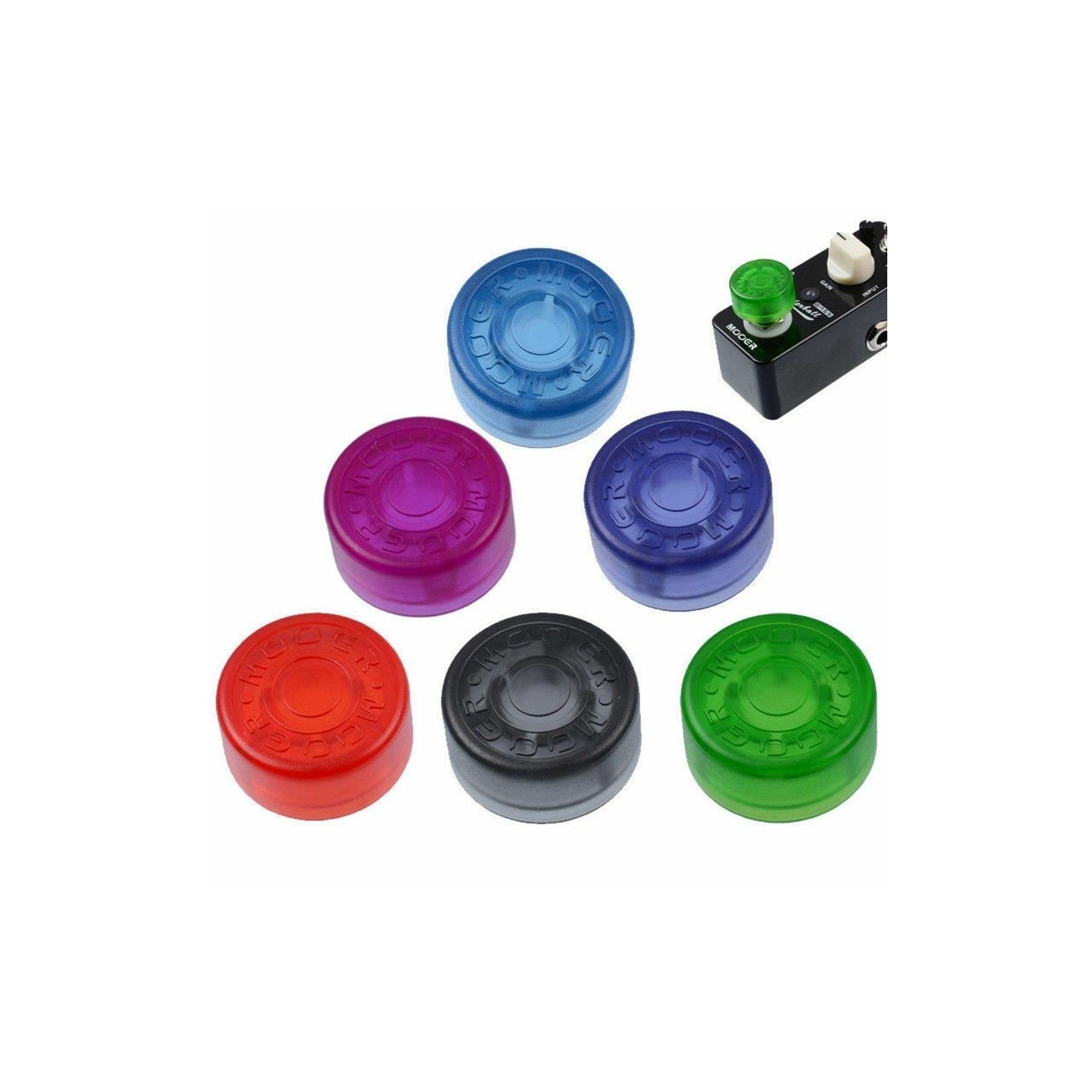 Lot De 10 Capuchons Transparents Pour Pédales Mooer – Protection Et Style Pour Vos Effets Guitare