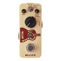 Mooer WOODVERB - Pédale réverb numérique pour guitare acoustique 3 modes