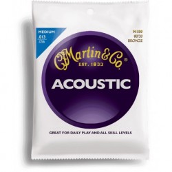 Martin & Co M150 - Jeu de cordes Bronze 13-56 pour guitare
