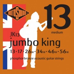 Rotosound JK13 - Cordes phosphore bronze 13-56 pour guitare acoustique